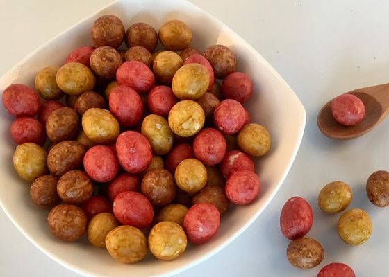 Rasa Kecap Lezat Kacang Lapis Renyah Makanan Kesehatan Cemilan Campuran Warna Chea Dengan Sertifikat Kesehatan