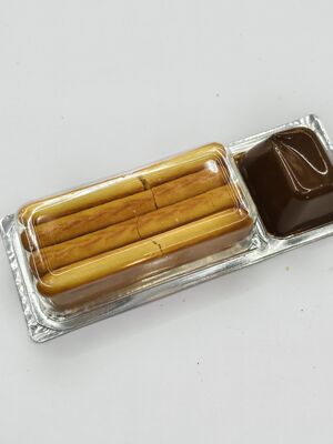 Keripik Cocolan Cokelat Gourmet dengan 22% Padatan Kakao dan Garam Merah Muda Himalaya dalam Kantong Ganda Kupas-Segel