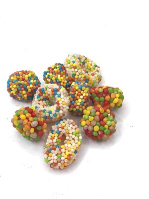 Berwarna-warni Gummies Berbagai Rasa Buah - Lembut dan Mengunyah Senyawa Kedelai