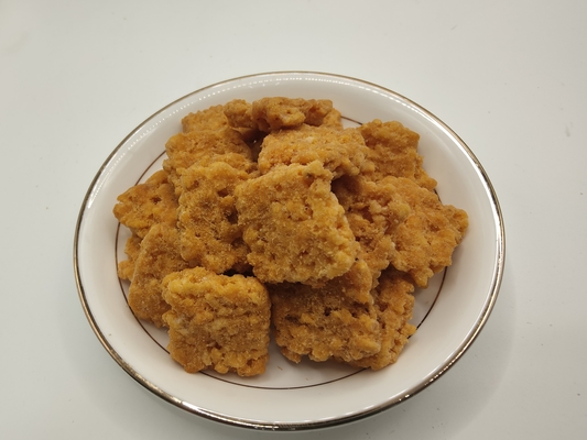 Pengecer Makanan Ringan Kerak Nasi Rasa Telur Asin Logo Pribadi Melalui Pengiriman Laut
