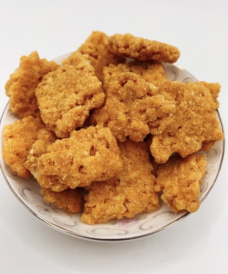 Salad telur kuning daging kering Floss Glutinous Rice Cracker Campuran kaya dan lembut Aroma Crispy Rice Fried Rice Crust Guoba