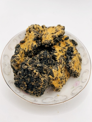 Guoba Emas Hitam Kuning kuning telur Dan Babi Floss Rasa Nasi Cracker Campuran Crispy Rice Goreng Nasi Kulit