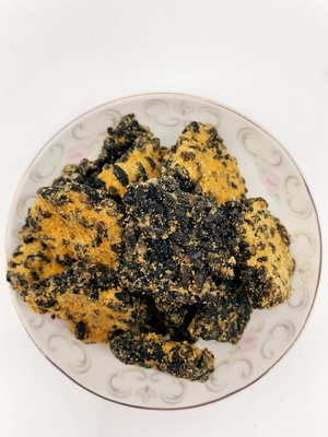 Guoba Emas Hitam Kuning kuning telur Dan Babi Floss Rasa Nasi Cracker Campuran Crispy Rice Goreng Nasi Kulit