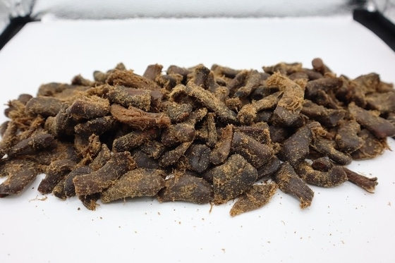 Pengecer Makanan Ringan Dendeng Jamur Lada Hitam Vegan Pengemasan Logo Pribadi Melalui Pengiriman Laut