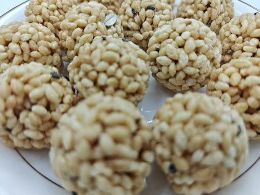 Kemasan Massal Bola Nasi Kacang Tinggi Protein