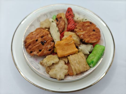 Original Customized Aroma Campuran Keker Nasi Variety Pack Bulk Packaging Dengan Bahan Minyak