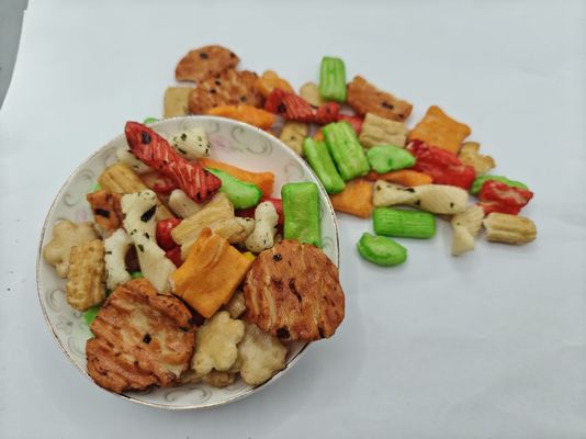 Original Customized Aroma Campuran Keker Nasi Variety Pack Bulk Packaging Dengan Bahan Minyak