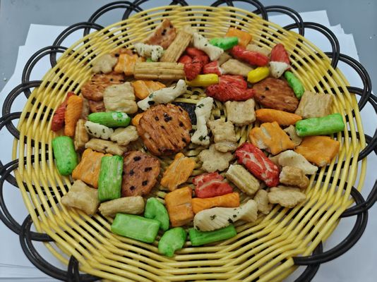 Original Customized Aroma Campuran Keker Nasi Variety Pack Bulk Packaging Dengan Bahan Minyak