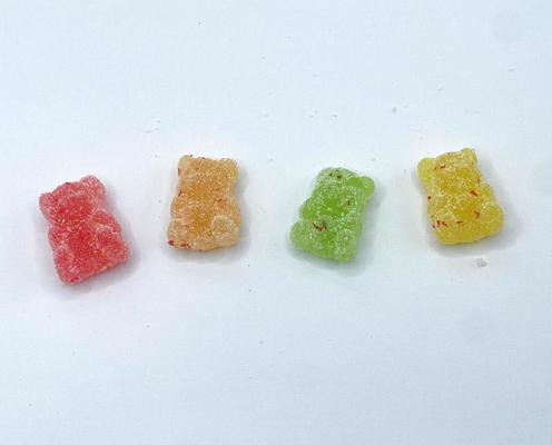 Rainbow Gummy Bears Mengunyah Karnaval Untuk Anak-anak Untuk Pesta