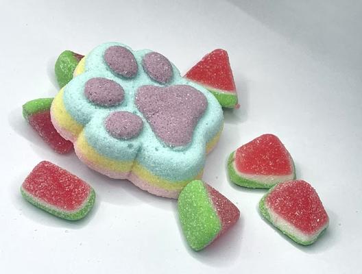 Sweetie Paws & Tiny Melon Giggles – Campuran Permen Kaki Kucing yang Menggemaskan & Semangka Mini