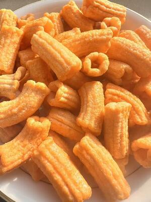 Kerupuk Beras Rasa Manis dan Pedas camilan gurih campuran Korea Kue Beras Strip dikembangkan untuk kategori makanan ringan etnis