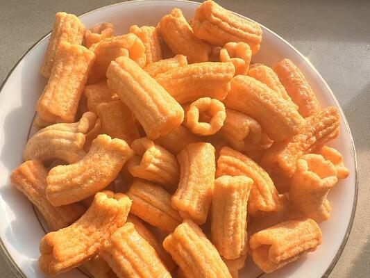 Kerupuk Beras Rasa Manis dan Pedas camilan gurih campuran Korea Kue Beras Strip dikembangkan untuk kategori makanan ringan etnis