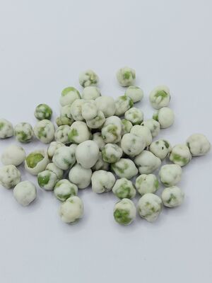 Kacang hijau Wasabi Berlapis Putih - Tekstur Renyah, Rasa Wasabi, Kemasan Kantong Besar 5 kg
