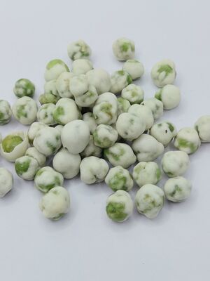 Kacang hijau Wasabi Berlapis Putih - Tekstur Renyah, Rasa Wasabi, Kemasan Kantong Besar 5 kg
