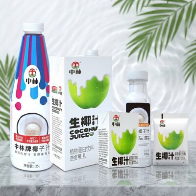 Minuman Sari Kelapa Alami Tanpa Bahan Tambahan Buatan dalam Kemasan Fleksibel - Bersertifikat HACCP/BRC/KOSHER/HALAL