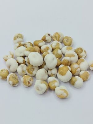 Kacang Ijo Wasabi Alami - Makanan ringan kacang kedelai yang renyah dan lezat dengan rasa Wasabi alami yang otentik dan tanpa aditif yang tidak perlu