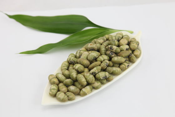 Bahan Tambahan Pangan TIDAK ADA Camilan Kedelai Label Pribadi Gaya yang Dapat Diterima Pemanggangan Terbuat dari Bahan yang Menawarkan Tekstur Renyah dan Rasa Alami