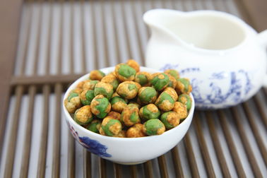 Grosir Vegan Panas & Rasa Pedas Goreng Kacang Hijau Dilapisi Makanan Ringan Renyah