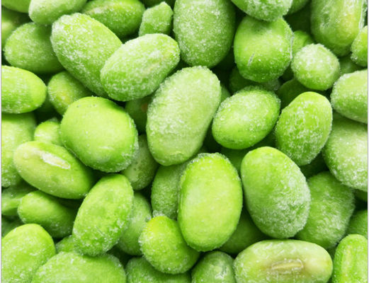 Makanan Organik Kelas A Dibekukan Makanan Beku Edamame Quick Freeze Dengan COA