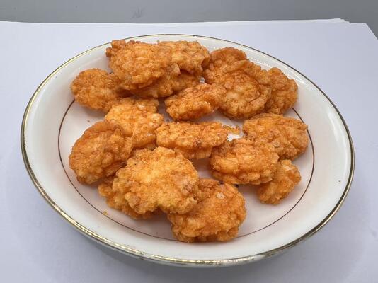 Campuran Kerupuk Beras Bulat Rasa Cabai/BBQ OEM - Camilan Renyah dengan Umur Simpan 12 Bulan