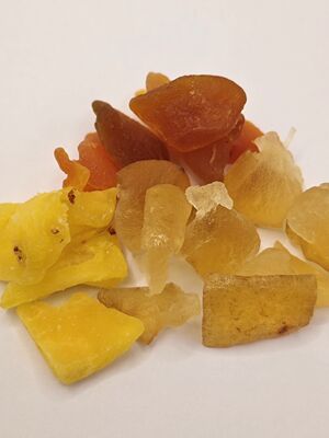 Madu Peach Kuning Dingin Pomelo Nanas Campuran Manis & Asam Makanan ringan Buah Konservasi
