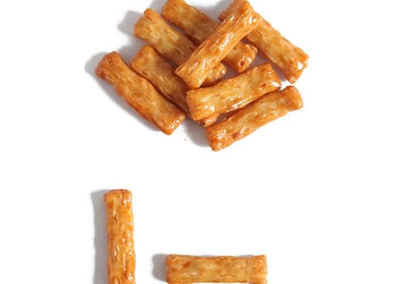 HALAL OEM BBQ ， Cheese, BBQ, Spicy Bugles, Dll Flavour Crispy Rice Crackers Kesehatan Camilan gurih alami