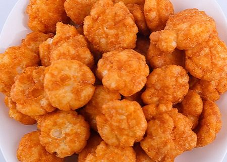 Lezat Keju / BBQ Campuran Keripik Nasi Crispy Dengan Teknologi Goreng Yang Canggih Gurih