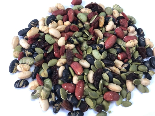 Vegan Kacang Panggang Alami Penuh Campuran Dan Kacang Buah Kering Sehat