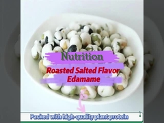 Makanan Ringan Kacang Hitam Panggang Rasa Bawang Putih Vegan Sertifikat Halal