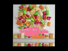 BBQ / Keju / Rasa Pedas Krispy Multi Shape Rice Crackers BRC HACCP